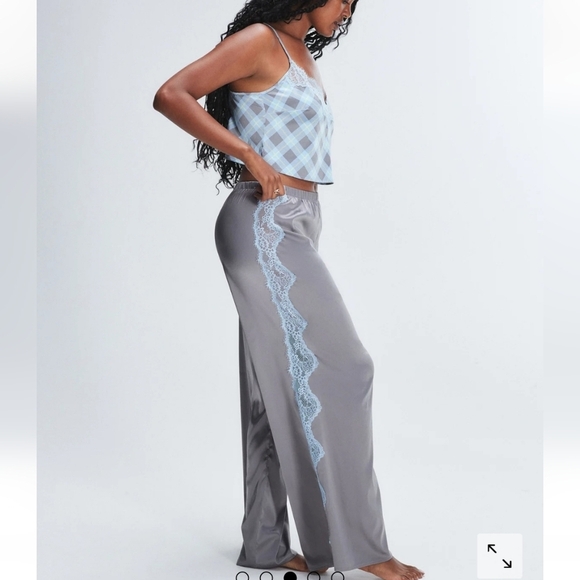 NWT Savage X Fenty Nite Shade Sleep Pant, cami and cheeky undies set sz LG - Picture 3 of 7